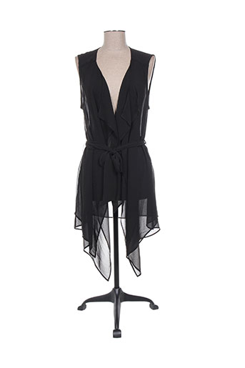 3322 gilets femme de couleur noir