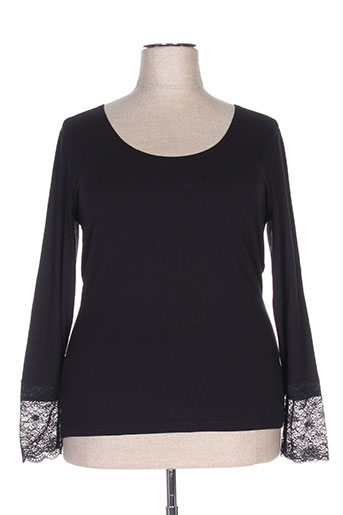 lauren vidal t-shirts femme de couleur noir