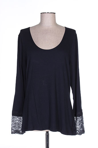 lauren vidal t-shirts femme de couleur bleu