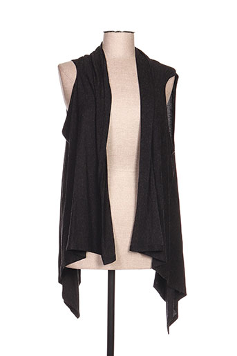 jean gabriel gilets femme de couleur gris