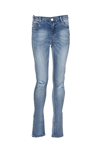 name it jeans fille de couleur bleu
