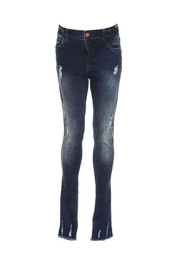 name it jeans fille de couleur bleu
