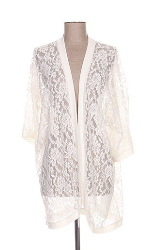fille a suivre gilets femme de couleur blanc