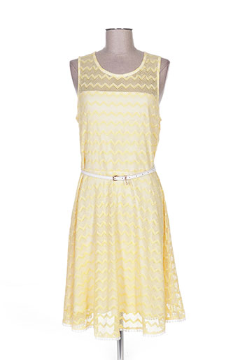 jus d'orange robes femme de couleur jaune
