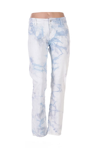 onado jeans femme de couleur bleu
