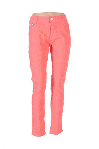 my christy pantalons femme de couleur rouge