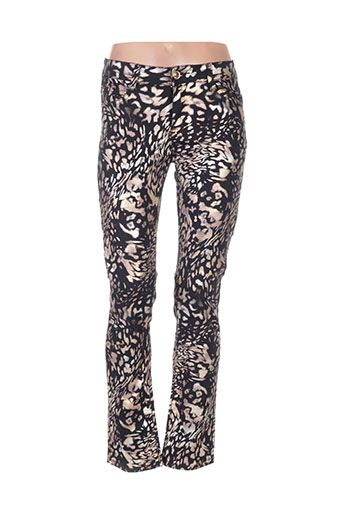 my christy pantalons femme de couleur noir
