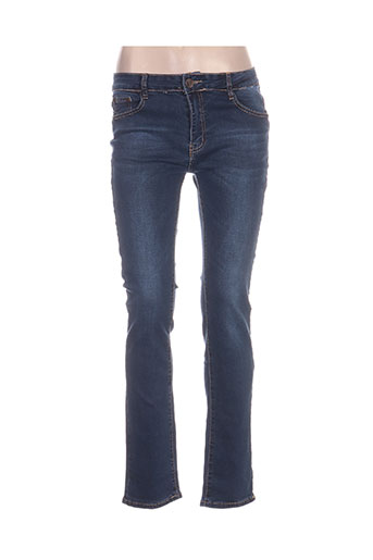 bs jeans jeans femme de couleur bleu