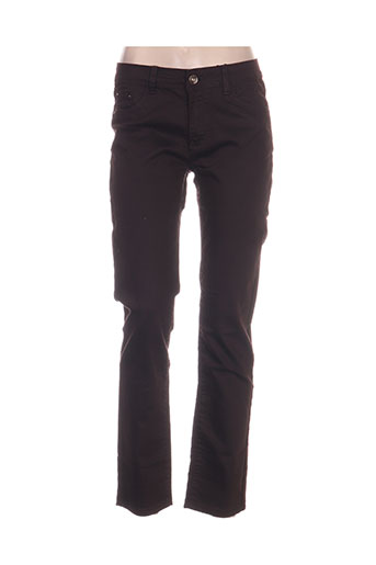 my christy pantalons femme de couleur marron