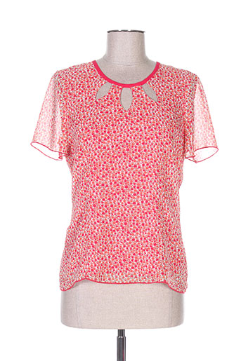 jean delfin chemises femme de couleur rose