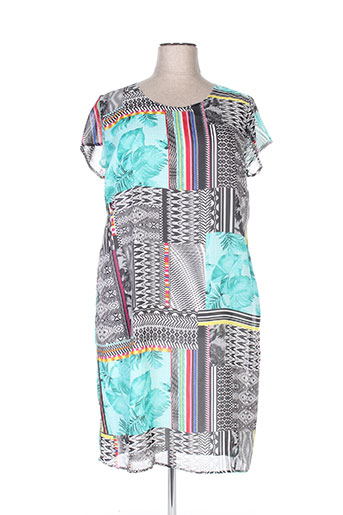 felino robes femme de couleur bleu