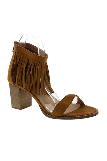 vanessa wu chaussures femme de couleur marron