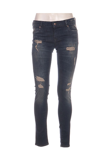 kaporal jeans femme de couleur bleu