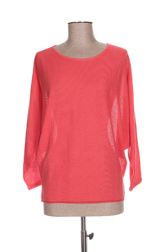 devernois pulls femme de couleur rouge