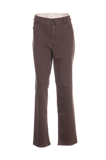 gardeur jeans femme de couleur marron