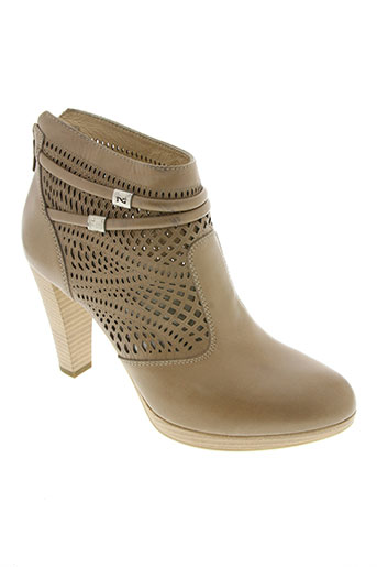 nero giardini chaussures femme de couleur beige