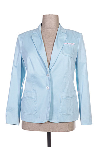white label vestes femme de couleur bleu