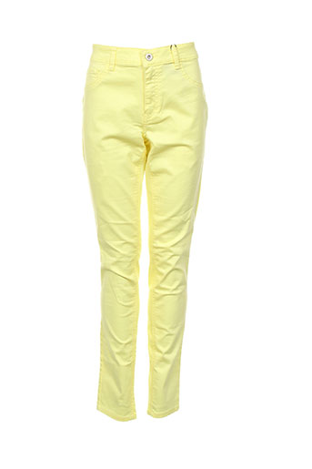 only pantalons femme de couleur jaune