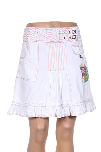 les fees du vent jupes femme de couleur blanc