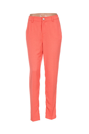 guess pantalons femme de couleur orange