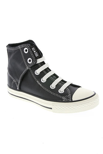 converse chaussures garçon de couleur noir