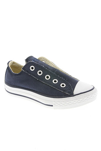 converse chaussures garçon de couleur bleu