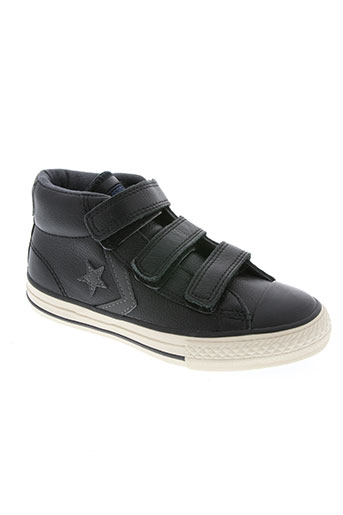 converse chaussures garçon de couleur noir