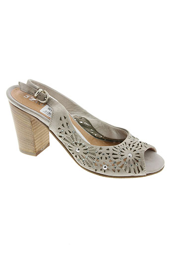 la zampa chaussures femme de couleur beige