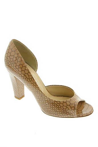 moda di fausto chaussures femme de couleur beige