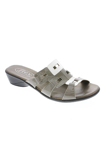semelflex chaussures femme de couleur gris