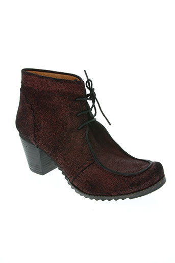 libre comme l'air chaussures femme de couleur rouge