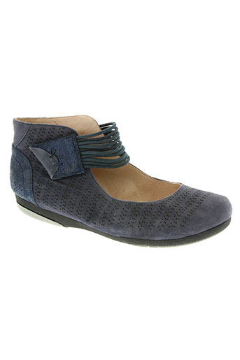 fugitive chaussures femme de couleur bleu