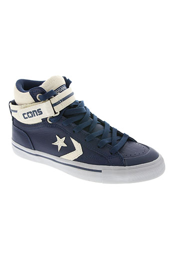 converse chaussures garçon de couleur bleu