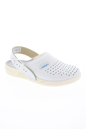 abeba chaussures homme de couleur blanc