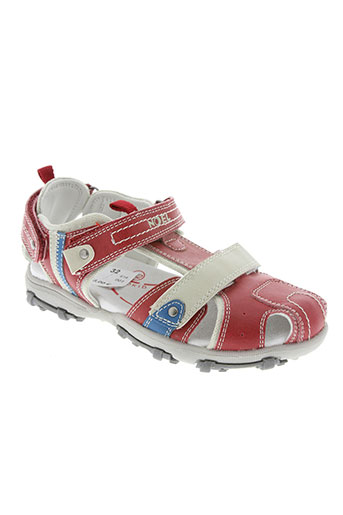 noël chaussures garçon de couleur rouge