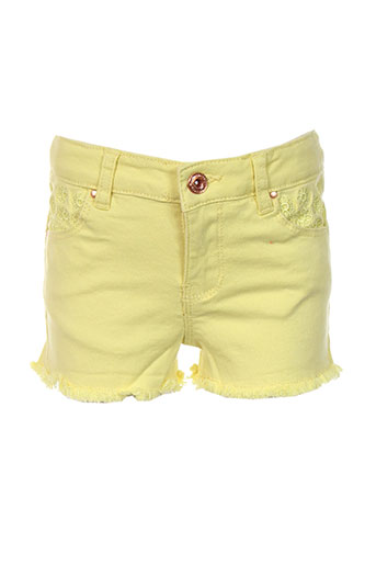 billieblush shorts / bermudas fille de couleur jaune