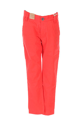 timberland pantalons garçon de couleur rouge