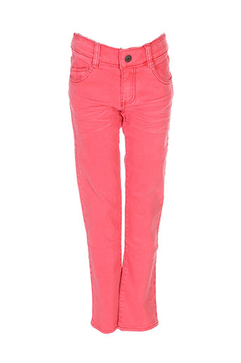 absorba pantalons fille de couleur rouge