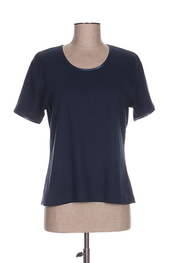 le p'tit marine t-shirts femme de couleur bleu