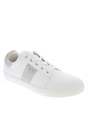 les p'tites bombes chaussures femme de couleur blanc
