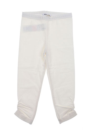3 pommes pantalons fille de couleur beige