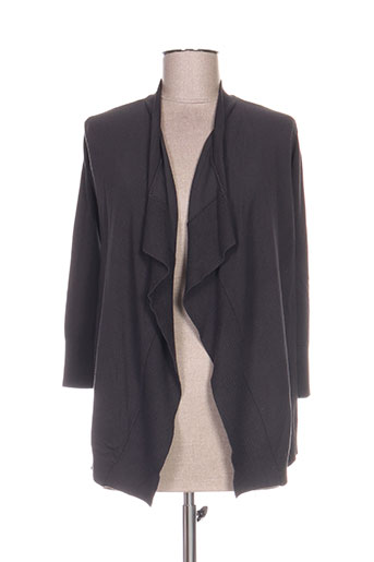 guess gilets fille de couleur gris