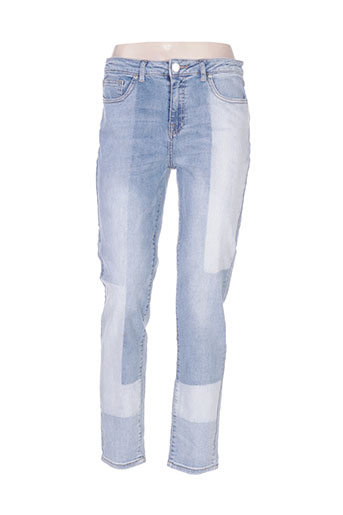 morgan jeans femme de couleur bleu