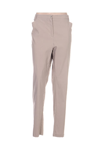 telmail pantalons femme de couleur beige