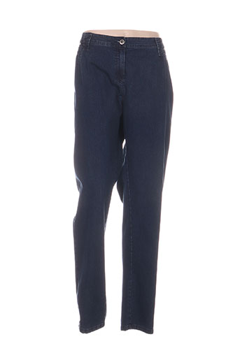gd jeans femme de couleur bleu