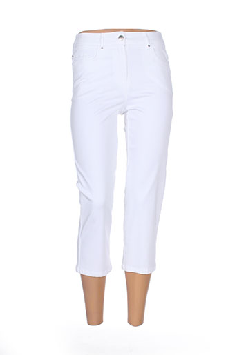 pause cafe pantacourts femme de couleur blanc