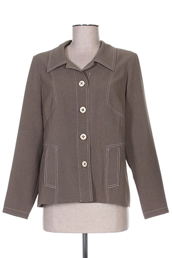 telmail vestes femme de couleur vert