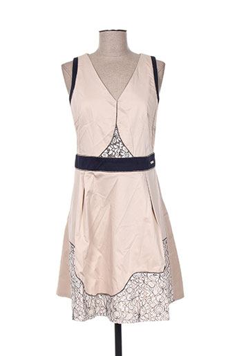 jus d'orange robes femme de couleur beige