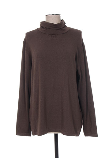 telmail pulls femme de couleur marron