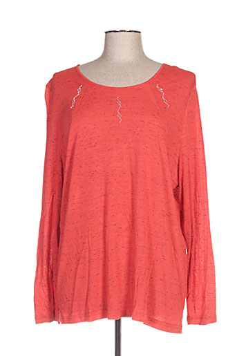 gd t-shirts femme de couleur rouge